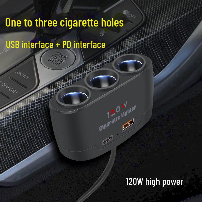 Сверхбыстрое автомобильное зарядное устройство: 4-портовый USB-преобразователь для транспортных средств 12 В/24 В