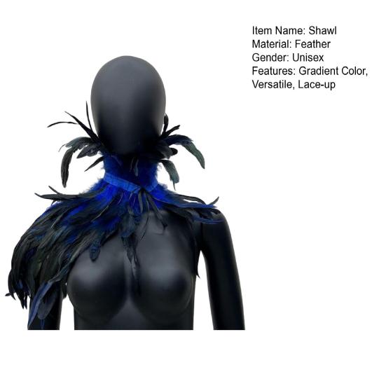 Готический стиль шаль павлин костюм женский шаль кружевной шарф перья винтажный готический плащ карнавальный костюм на Хэллоуин карнавальный костюм