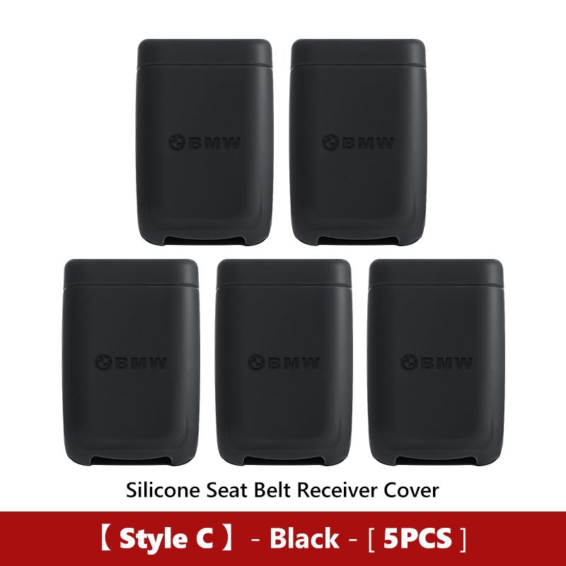 YMZP2 Car Seat Belt Silicone Anti Scratch Protector Cover Accessories For BMW M3 M5 X3 E93 F10 F20 F30 F40 F15 F25 F26 F31 F49 F86