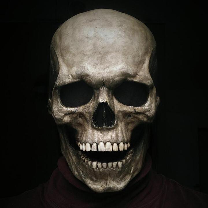 Horror Masquerade Supplies Full Face Adult Mask Halloween Latex Head Scary Mask