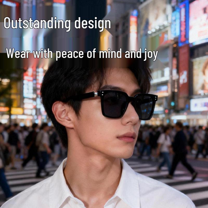 Smart AI Bluetooth Glasses: Real-time Translation, Music, and Calls in 100+ Languages (Compatible with Various Frame Shapes)
