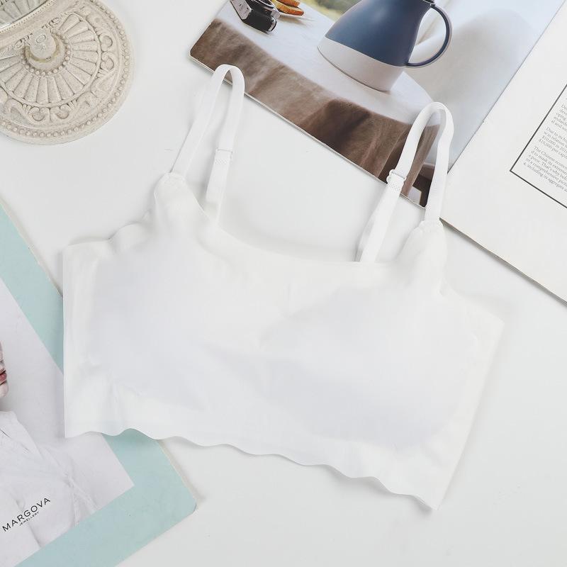 Удобный бесшовный беспроводной бюстгальтер большого размера для йоги и сна для женщин - красивый дизайн спинки