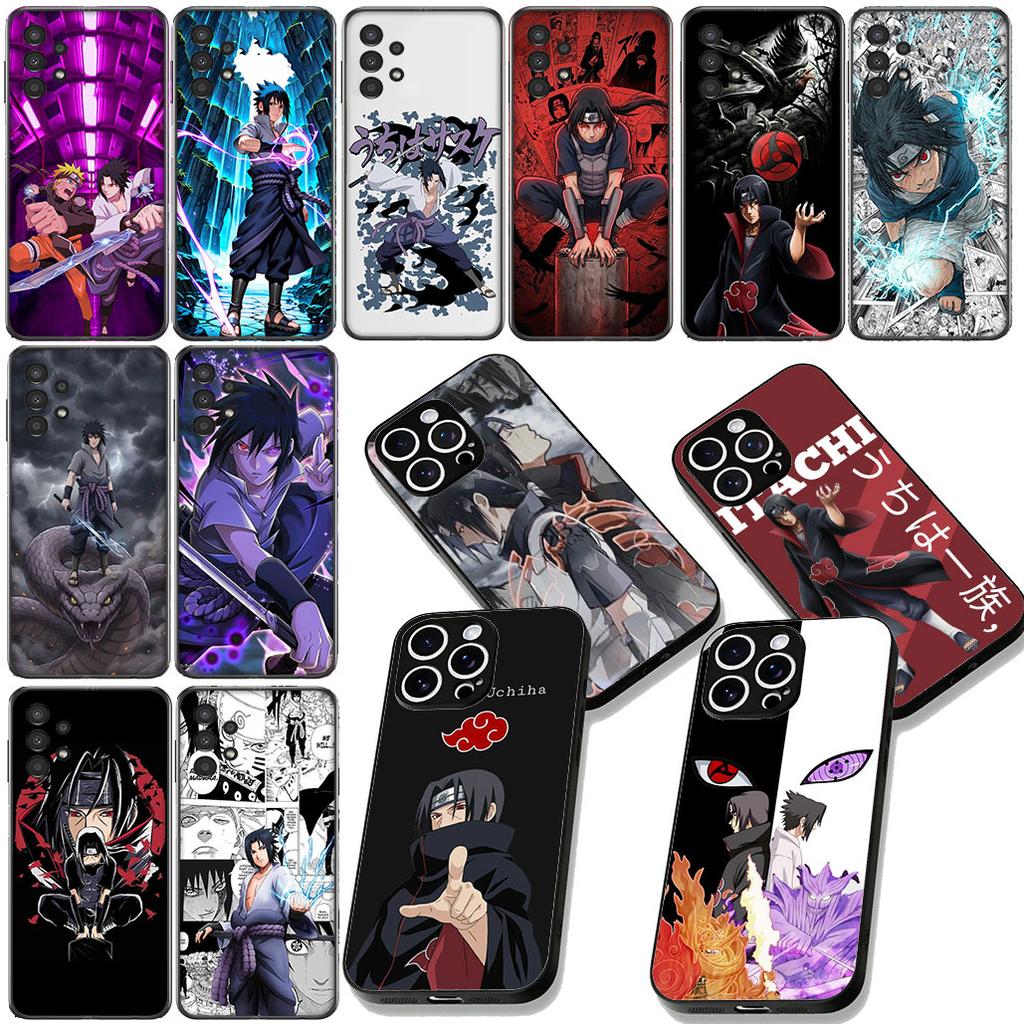 Cartoon Narutos Itachi Uchiha Sasuke Cover for Motorola Moto Edge 70 60 Fusion NEO Pro G Stylus G56 G96 G52 G04 G05 20 Case