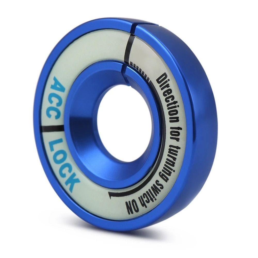 Zinc Zinc Alloy Luminous Ignition Switch Cover Ignition Key Ring Cover Car Switch Sticker Start Button Cover