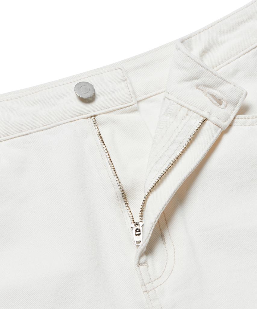 Musinsa Standard Woman Women'S Denim Midi Skirt [Cream]