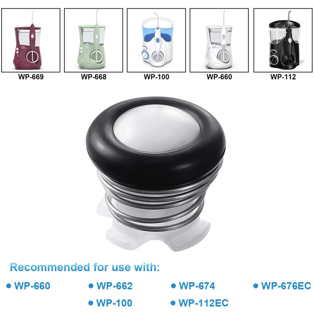 BBTO 2 Pieces Replacement Part Reservoir Tank Valve Gasket Compatible with Waterpik Water Flossers WP660/662/674/676EC, WP100, WP112, Washer