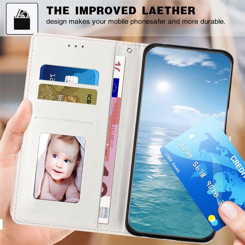 Чехол для Samsung Galaxy A27 A17 A07 A37 A57 A56 A36 A55 S26+ Ultra S25 Edge S24 FE Plus Чехол Кошелек с леопардовым принтом Кожаный чехол