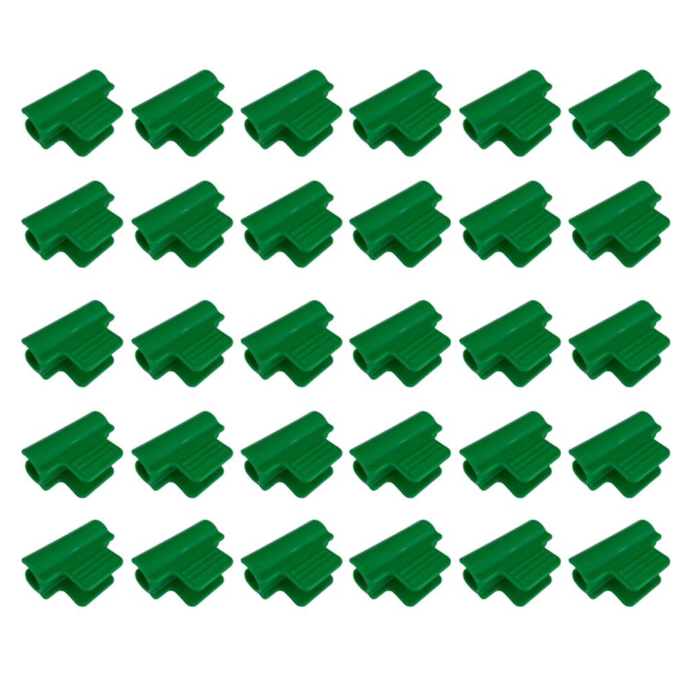 24 шт. зажим для ламинирования, аксессуары для крепления пленки для теплиц, пряжка с зажимом для хвоста, зажим для стекловолоконной трубки для теплиц 16 мм