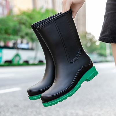 Средняя трубка, женская, кухонная, рабочая обувь, зимняя, верхняя одежда, женская, дождевая обувь