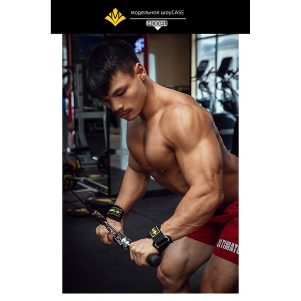 Leather Palm Lifting Grips with Wrist Support Pull Up Deadlift Assist Gloves Unisex Gym Training