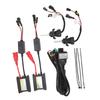 Комплект ксеноновых ламп HID DC12V 55 Вт Высокая яркость Долгий срок службы Мягкий свет Энергосбережение Для разъема H13 Автомобильные фары 6000K