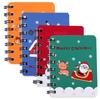 Cute Mini Notebook Loose-leaf Side-flip Coil Book 40sheets Christmas Coil Notepad  Kids Gift