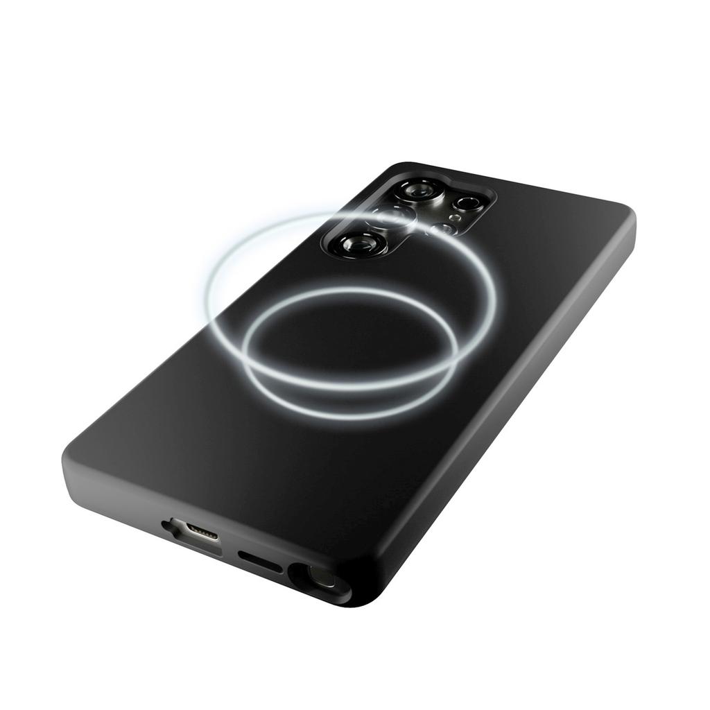 Silicone case cover for Samsung Galaxy S25 Ultra Icon - black