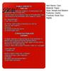 Rights Card for Everyday Carry Red Public And Residential Contacts Know Your Encounter Dual-Language Warning Non-Citizens on How to Assert