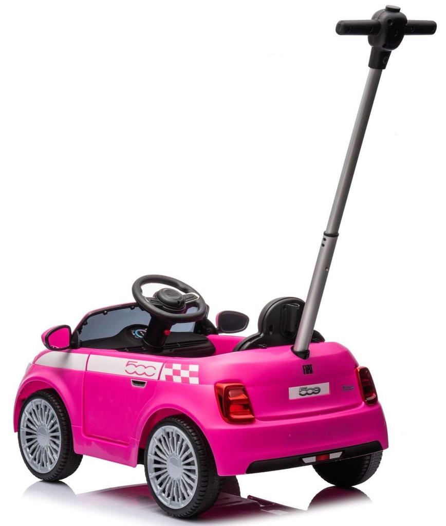 Ride-on car car pusher FIAT 500 Guide Car for children sound pink