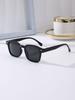 Новые прямоугольные солнцезащитные очки Женские Мужские Модные Дизайнерские Крутые Очки Женские Мужские Маленькая оправа Уличные Очки UV400