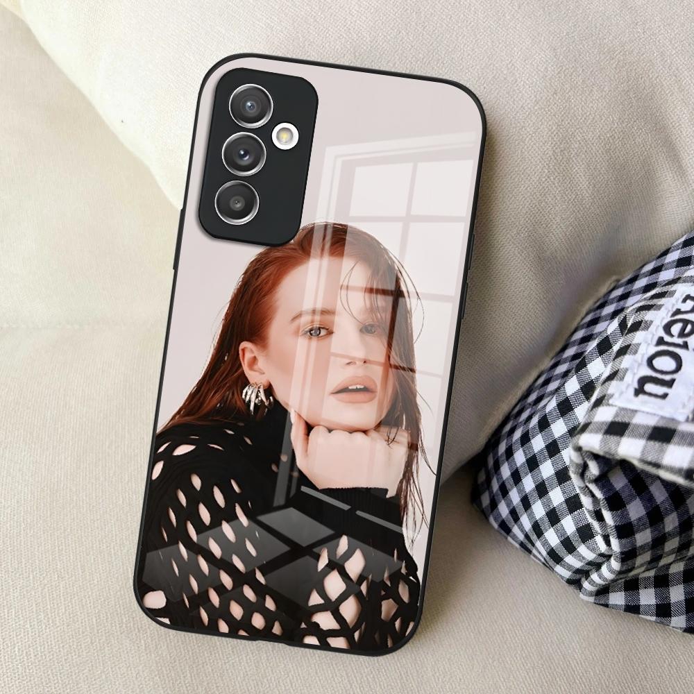 Чехол для телефона Cheryl Blossom Riverdale для Samsung S24 Ultra S23 S22 S20 Fe S21 Plus A16 A54 A34 A24 A53 Стеклянная крышка