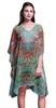 Beach Kaftan Bikini Cover Up Women Midi Dress Short Caftan-4X-5X
