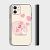 Korea Cartoon K-KAKAO CUTE F-FRIENDS Phone Case For IPhone 17 Air 16 15 14 13 Pro Max 11 12 Black Silicone Cover
