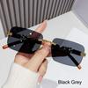 UV400 Cheetah Design Sunglasses Metal Temples Rectangle Sun Glasses  for Women & Men