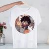 My Hero Academia Hip Hop Streetwear T Shirt Harajuku Todoroki TShirts Short Sleeve Casual Bakugou Deku Anime T-Shirt Tops Tees