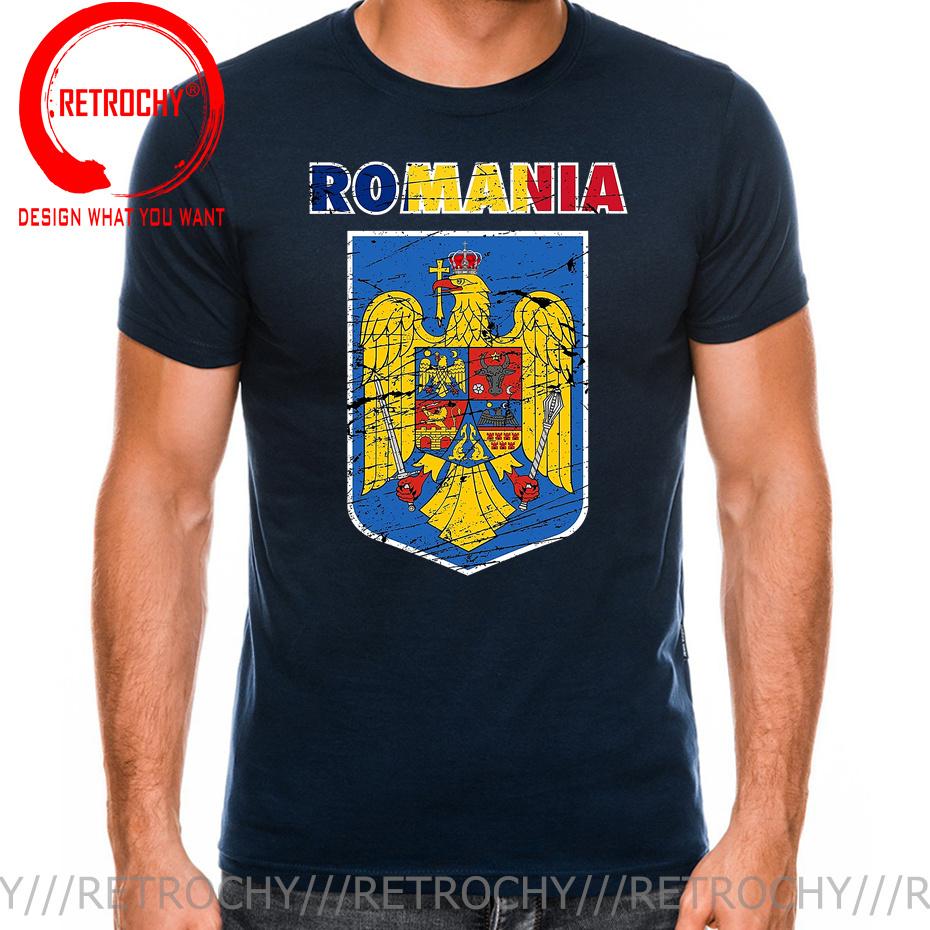 Vintage Grunge Rounisexia Eagle Coat Of Arms Tshirt Rounisexian Flag Graphic T Shirt Unisex Clothing Fashion Streetwear Unisexs Tshirt