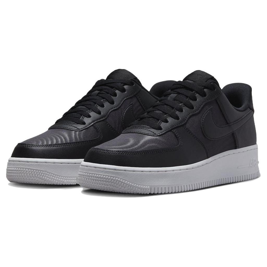 Nike Air Force 1 Low 07 SE черные нейлоновые мужские кроссовки Summit-White FB2048-001