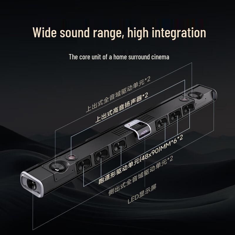 SANSUI DV-99C Dolby Atmos KTV Soundbar Home Theater System