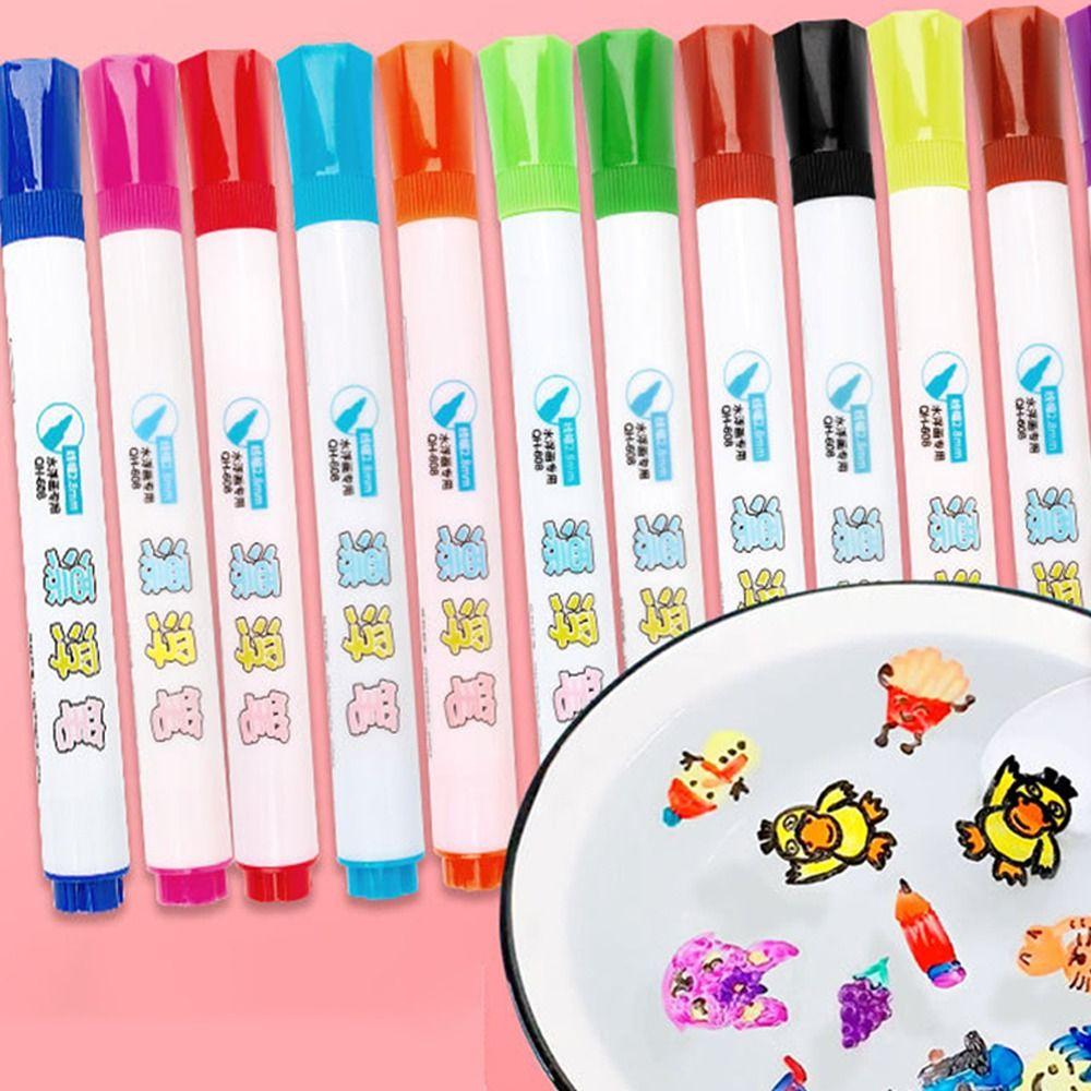 Toys Ceramic Spoon Magical Water Painting Pen Whiteboard Markers Doodle Pen Colorful Mark Pen