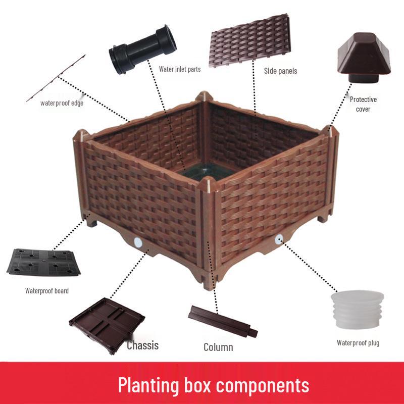 Modular Balcony & Indoor Planting Box for Flowers and Vegetables