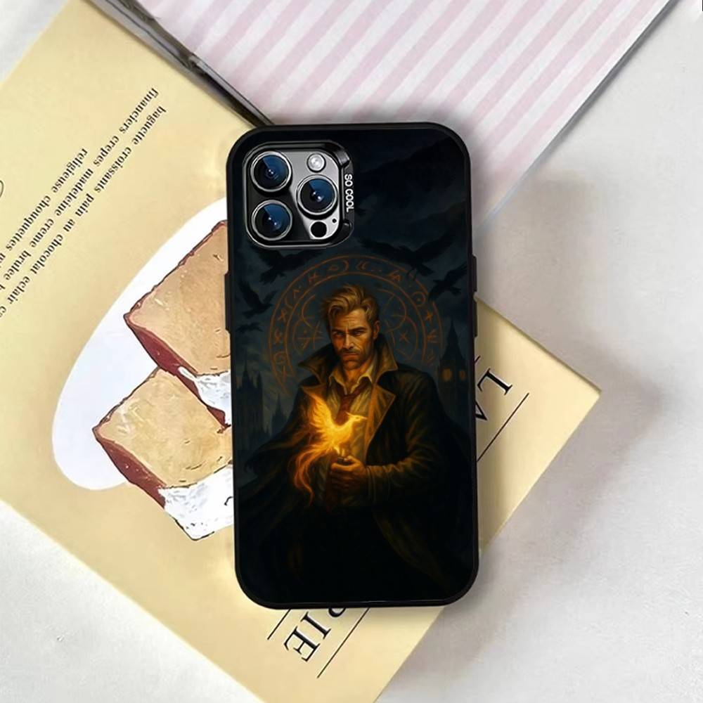 Чехол для телефона с изображением аниме-фильма C-Constantine для iPhone 17,16,15,14,13,12,11 Plus,Pro Max,XS, Цветной серебряный чехол для телефона Funda Cover