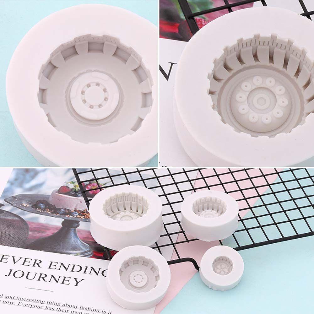 Fondant Jelly Candy Mould Cakes Decorating Tools Soap Mould Baking Decorating Wheel Silicone Molds
