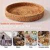 Сплетенная вручную японская корзина для хлеба, паровая булочка, корзина для фруктов, круглая корзина для хранения в гостиной и доме
