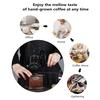 Ferris Wheel Design Vintage Manual Coffee Grinder With Ceramic Movement Retro Wooden Coffee Mill