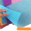 20Sheets Glitter Foam Sheets for Crafts, One-sided Non-Adhesive for Party Supplies, Invitation Cards Making, 8.3 X 11.7 Inches (Green/Red)