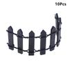 10Pcs 1:12 Dollhouse Miniature Bendable Fence Garden Courtyard Model Decor Toy Doll House Accessories