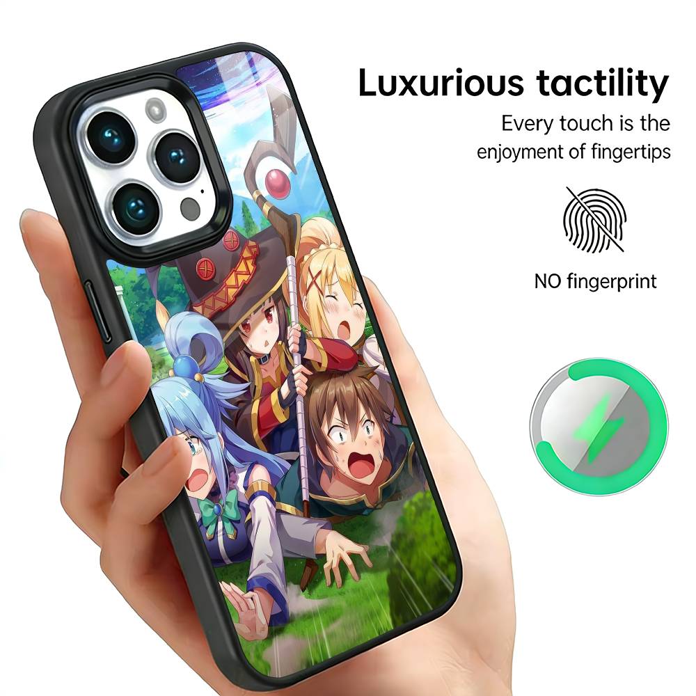 Kono Subarashii Sekai ni Shukufuku wo Phone Case For iPhone17,16,15,14,13,12,11 Plus,Pro Max For Magsafe Wireless Charging