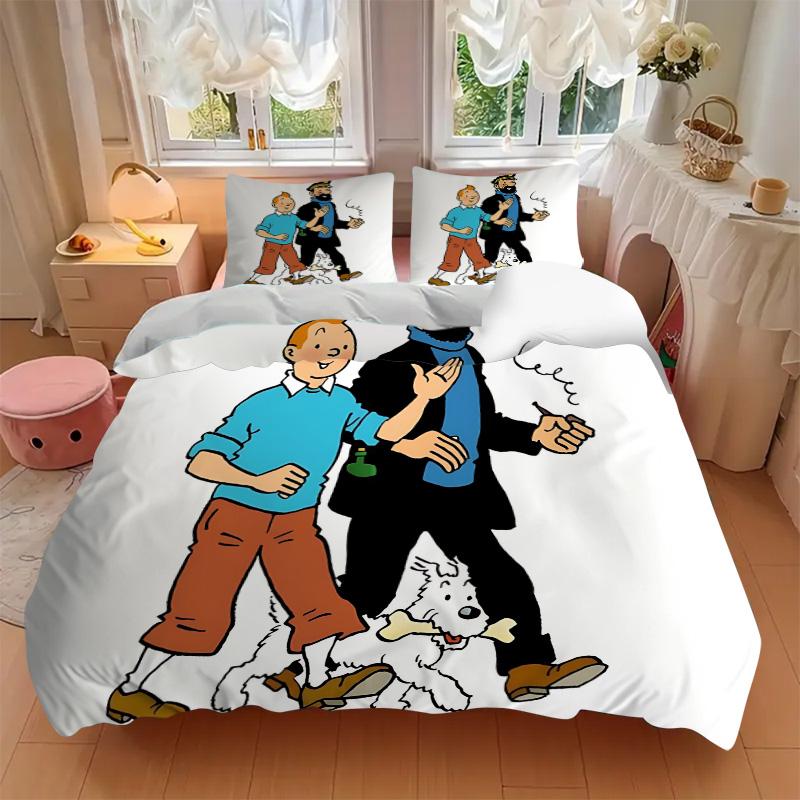 Adventure City Print 3Pcs Bedding Setduvet Cover With 2 Bedropillowcase Home Birthday Gift