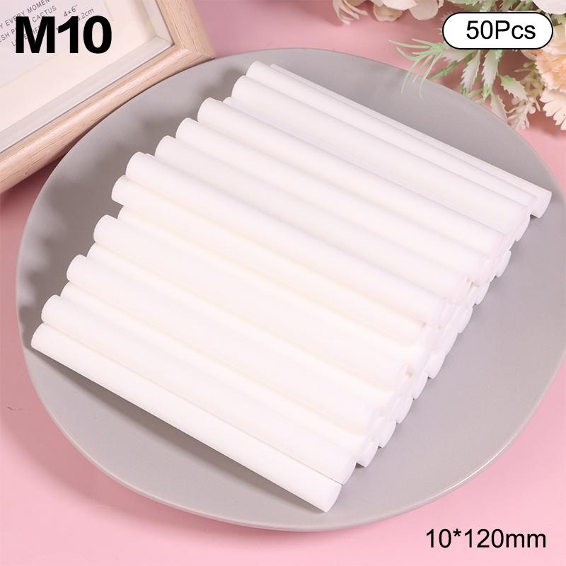 50Pcs Cotton Sponge Stick For Humidifier Filter Replacement Evenly Fogging Out Aroma Diffuser Mist Maker Air Humidifier