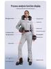 Women's Slim-Fit Double Board Windproof Ski Suit - Waterproof, Thickened, Warm, for Extreme Cold