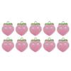 10pcs DIY Peach Flat Resin Charms Pendant 3D Fruit Pendants  Jewelry Making Accessories