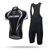 XINTOWN Mens Short Cycling Bib Shorts Set Road Bike Riding Outfit