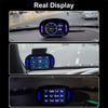 P2 Автомобильный цифровой спидометр Obd2 Gps HUD-дисплей Автоматический дисплей Сигнализация Температура воды и масла Давление турбины Бортовой компьютер