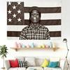 ASAP Rocky Раким Майерс Гобелен Хип-Хоп Рэп Музыка Настенный Флаг Черно-Белый Серый Арт для Спальни Комнаты в Общежитии Декор