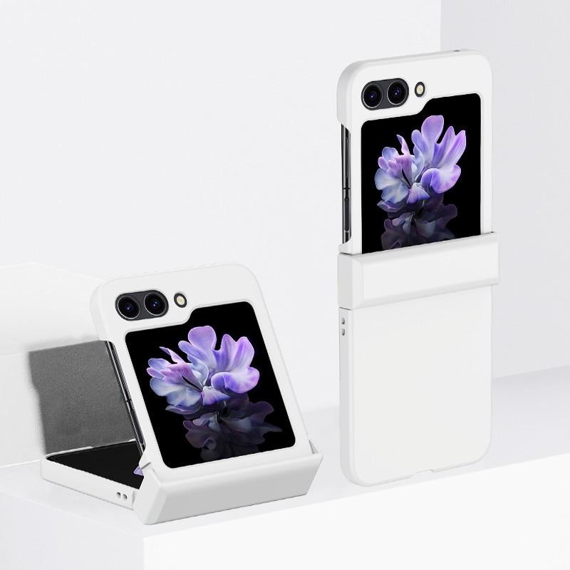 Складной чехол для ПК с защитой от падения для Samsung Galaxy Z Flip 5 5G Flip4 Flip5 Flip 4 3 Flip3 Zflip3 Zflip5, чехлы без отпечатков пальцев