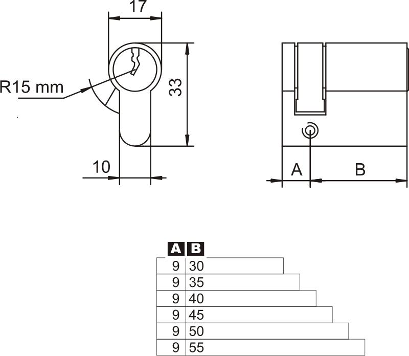 HALF INSERT NICKEL 35/9 - MP WK 36/9
