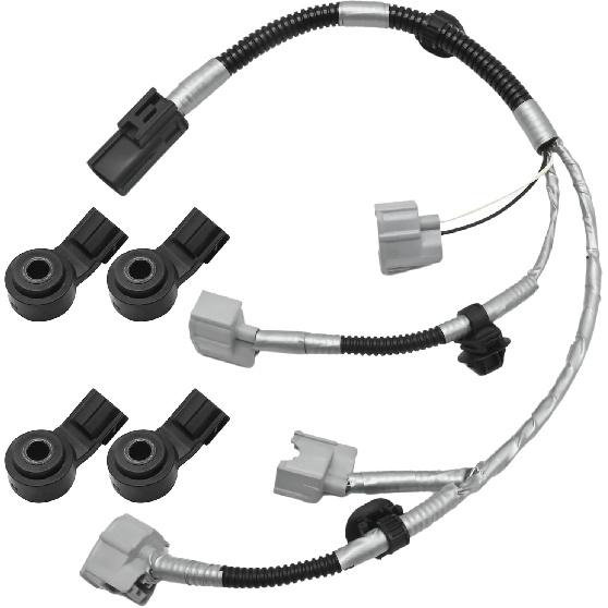 Knock Sensor with Harness for Toyota Tundra 5.7 2007-2021 for Sequoia 5.7 2008-2022 Replaces 82219-0C020 89615-20090 8961520090