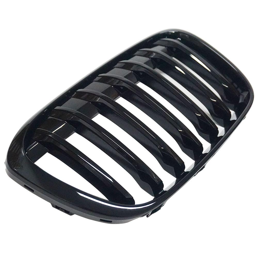 2 шт., передний бампер, решетка для почек, однолинейная для BMW X1 F48 F49 2016-51117383363 51117383364 автомобиля