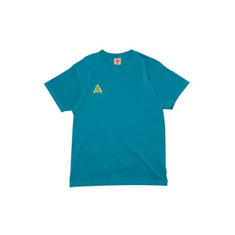 Nike ACG Small Logo Повседневная футболка с коротким рукавом Мужские топы Ярко-ель-зеленый BQ7343-379