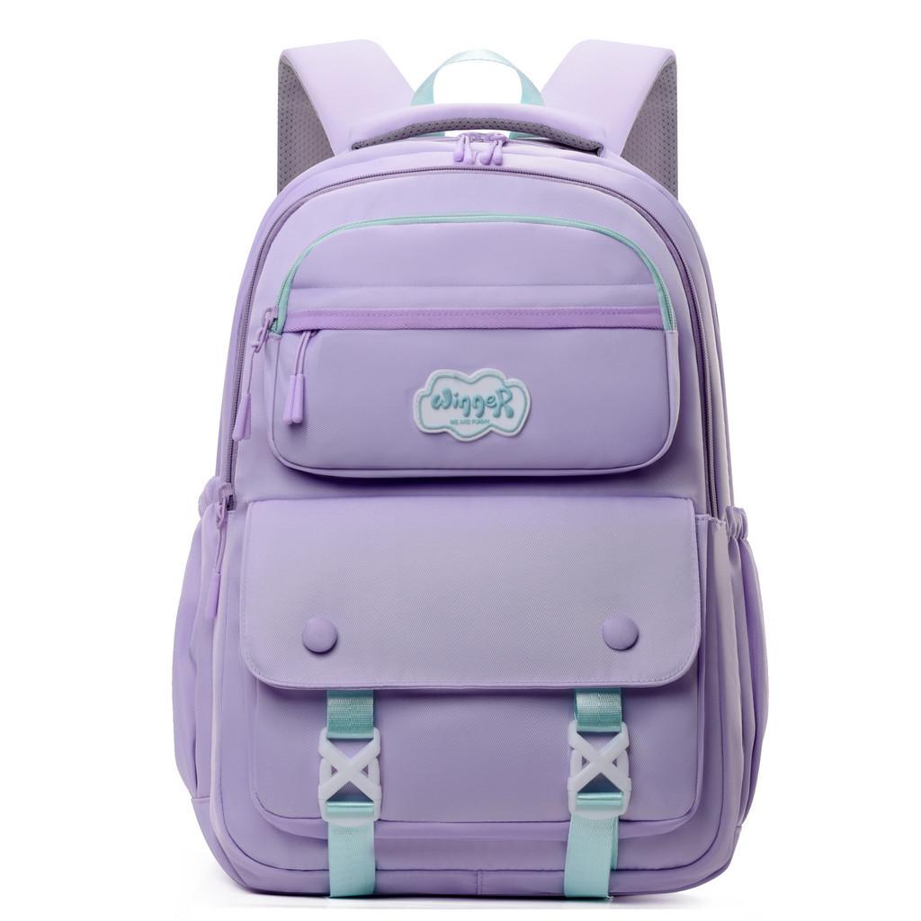 Fashionable Unisex Lightweight School Backpack With Ergonomic Shoulder Straps In Multiple Colors